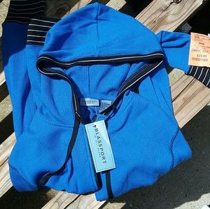 NWT BLASSPORT Waffle Weave Jacket & Pants